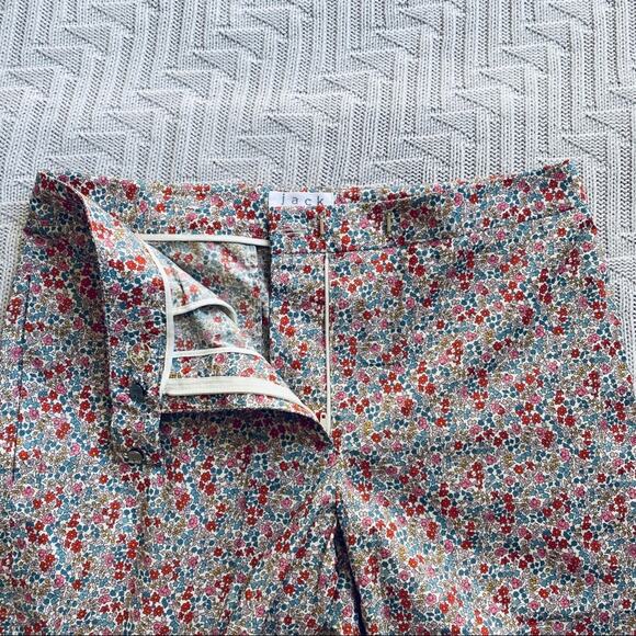Vintage Jack Henry red floral clam digger pants - Picture 6 of 10